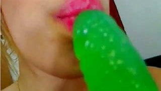 Busty Latin Prego AssBate Cam