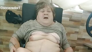 FUCKING WITH MY LATIN GRANDMA, 80YO LOUISE, BOTH ORGASM