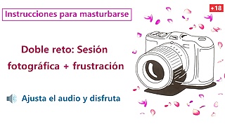 JOI hentai en espanol. Charlotte y su sesion fotografica.